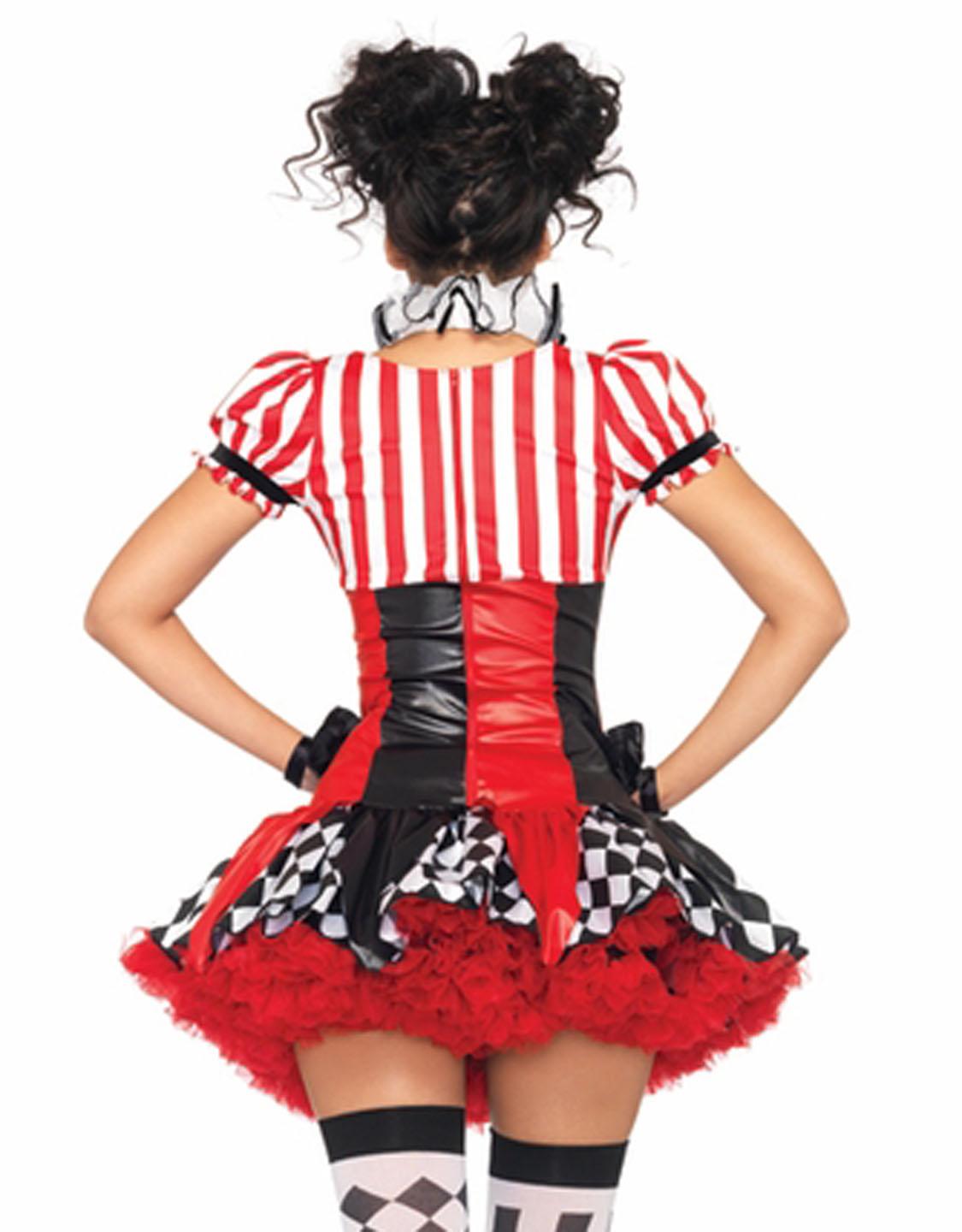 Naughty Harlequin Clown Costume Wonder Beauty Lingerie Dress Fashion Store