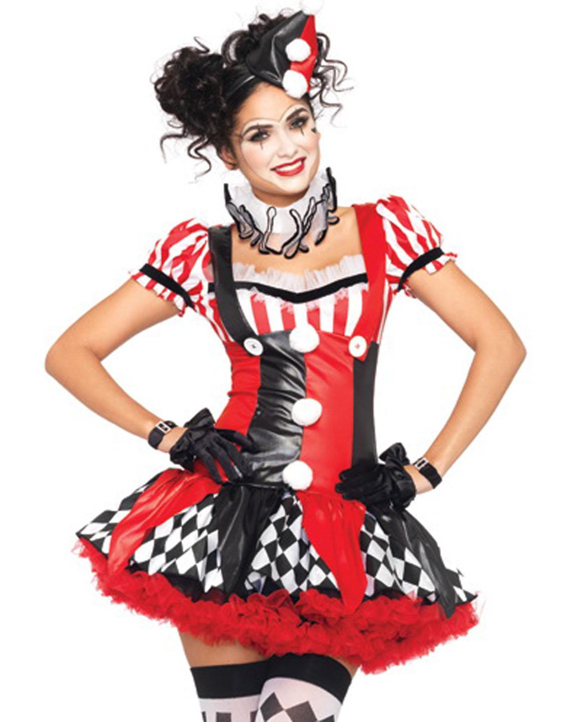 Naughty Harlequin Clown Costumewonder Beauty Lingerie Dress Fashion Store 1805