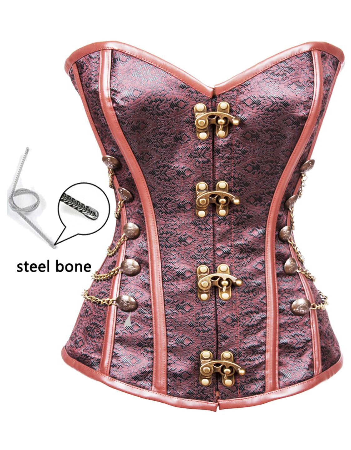 Sexy And Stylish Steampunk Corset Wonder Beauty Lingerie Dress Fashion