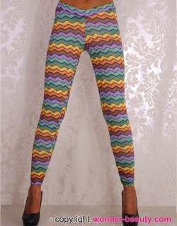 Colorful Ripple Leggings