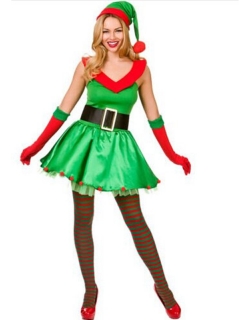 Sexy Green Christmas Costume