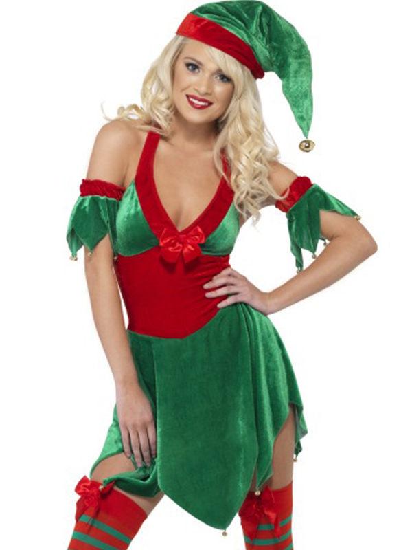 Fashion Green Christmas Costume