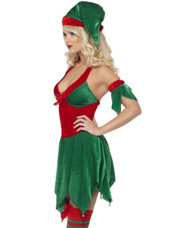 Fashion Green Christmas Costume