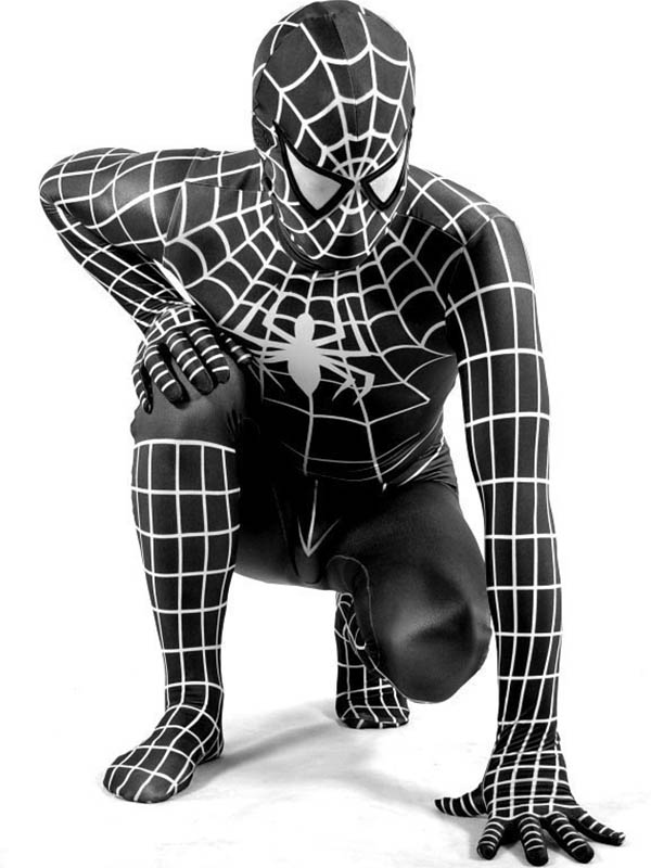 Children Fashion Halloween Spiderman Costume