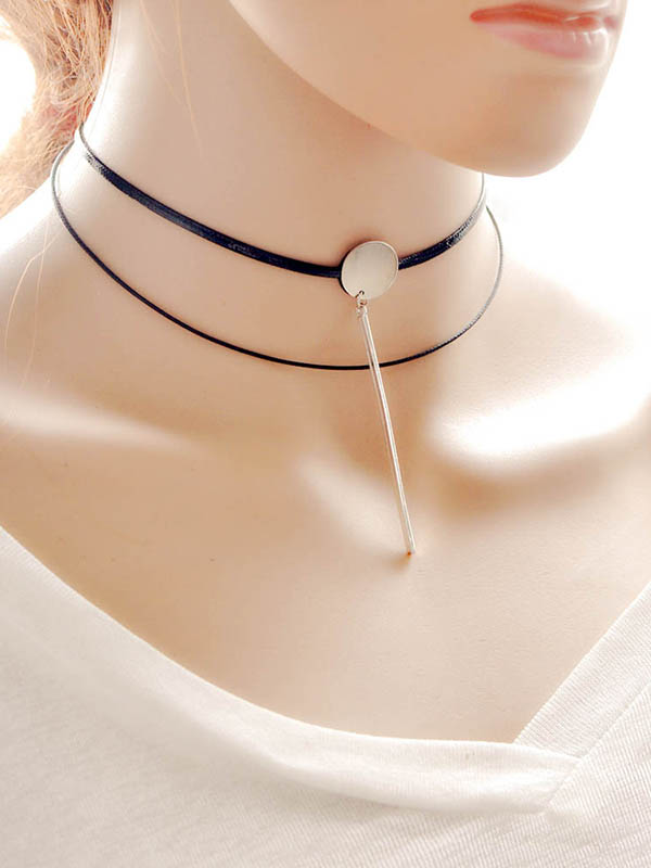 Fashion Double Layers Chokers Necklace