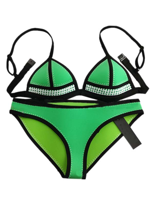 Green Sexy Women Bikini Set