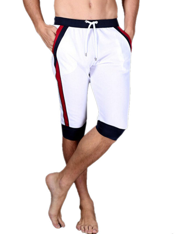 Mens Sport Short Pants White