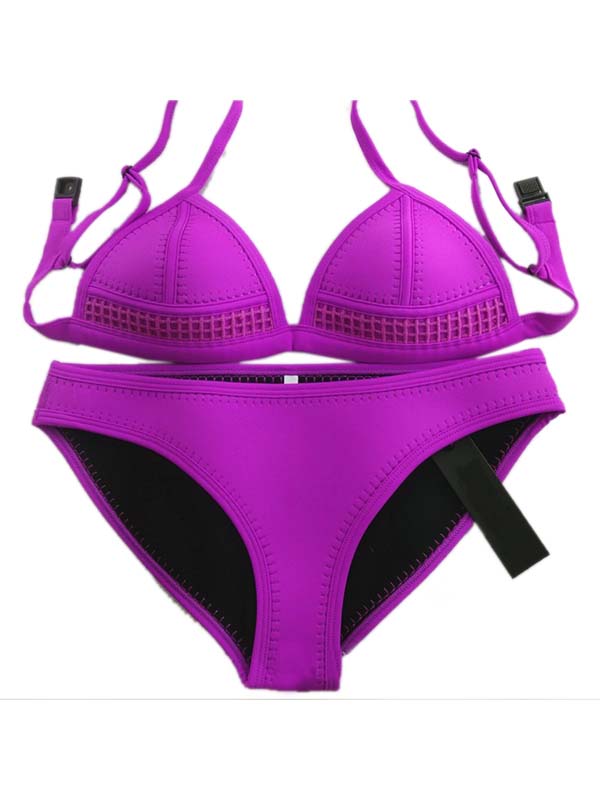 Purple Sexy Women Bikini Set