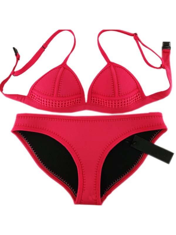 Red Sexy Women Bikini Set