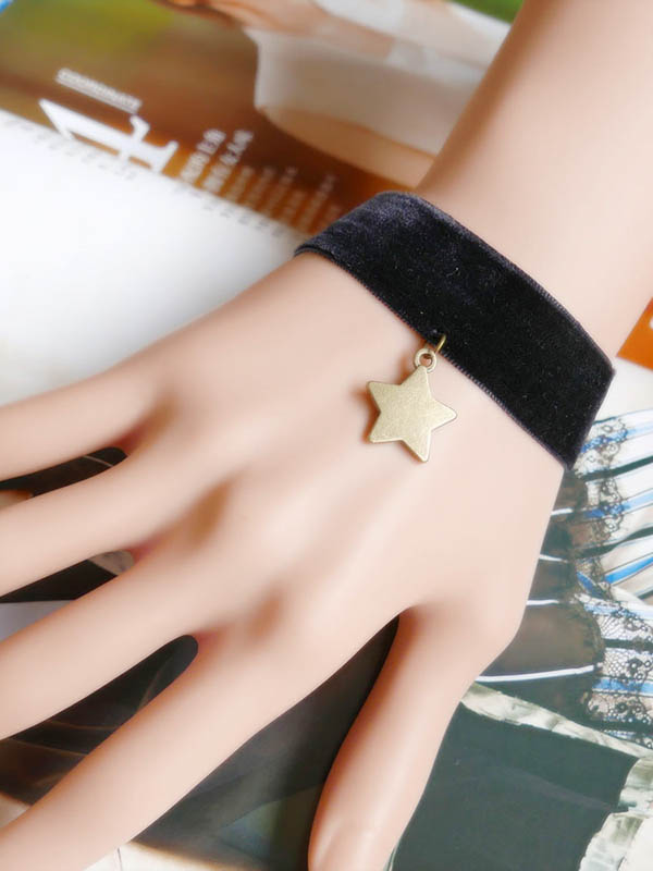 Simple Black Geometrical Bracelet
