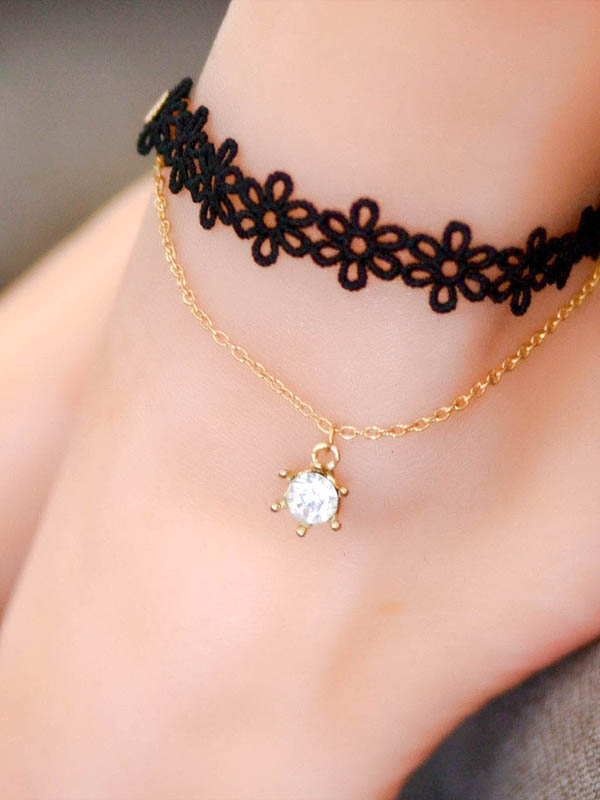 Vintage Double Layer Anklet