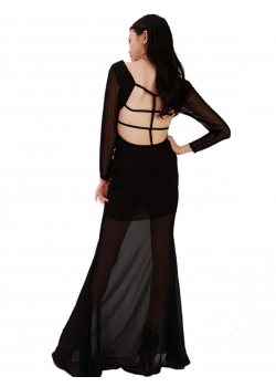 Elegant Casual Black Dress
