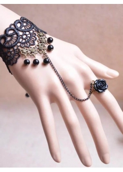 Fashion Black Lace Bracelet