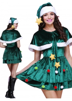 Green Sexy Christmas Fancy Dress
