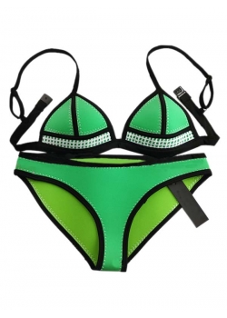 Green Sexy Women Bikini Set