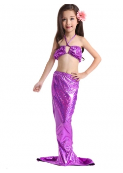 Purple Mermaid Kids Beauty Swimwear