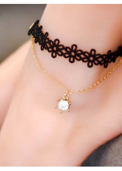 Vintage Double Layer Anklet