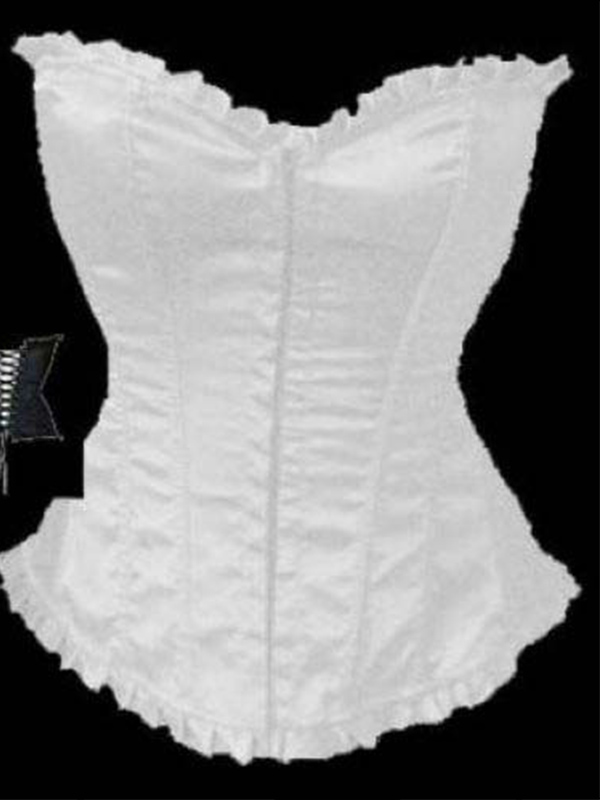 Sexy White Overbust Corset