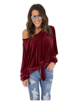 Sexy One Shoulder Women Blouse