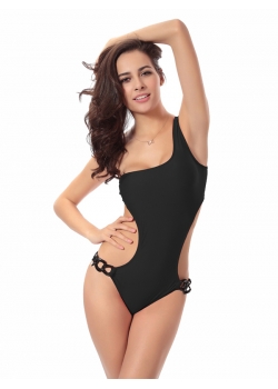 Black Sexy Summer One Piece Swimwear