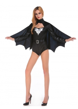 Black Super Batgirl Cosplay Costume