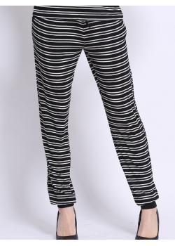 Fashion Stripe Women Casual Pants