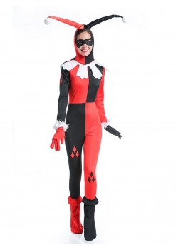 Sexy Clown Costume Red