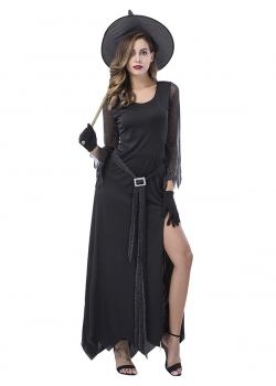 Sexy Witch Halloween Costume Black
