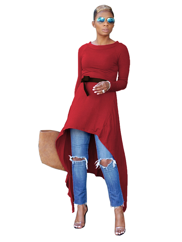 3 Colors S-XXL Long Sleeve Casual Blouse