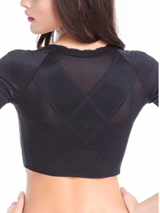 Black Arm Slimmer Correction Push Up Breast Cop Tops