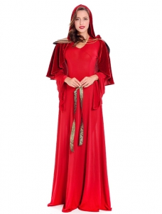 Red One Size Long Sleeve International Costume