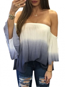White S-XXL Sexy Off Shoulder Blouse