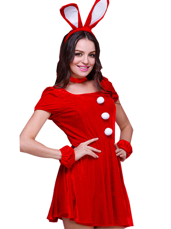 Hot Red Christmas Fancy Dress