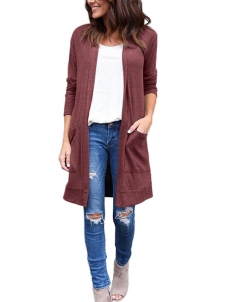 2 Colors S-2XL Loose Fitting Open Front Jacket&Coat