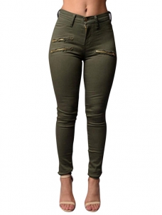 3 Colors S-2XL Skinny Middle Waist Ankle Length Jeans