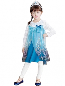 Fashion Girl Elsa Costume Dress