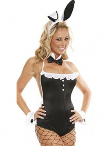 Halter Backless Catsuit Cats Costume