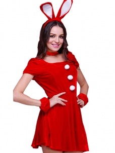 Hot Red Christmas Fancy Dress