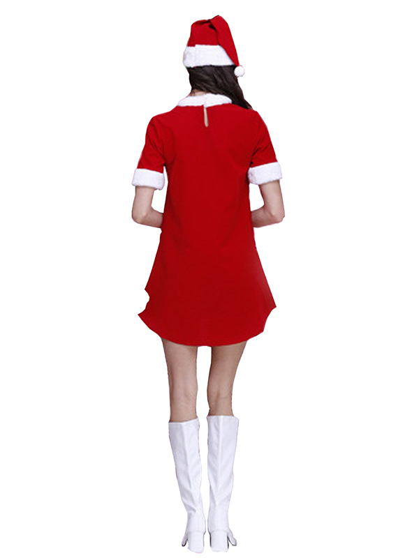 Red One Size Sexy Women Christmas Costume