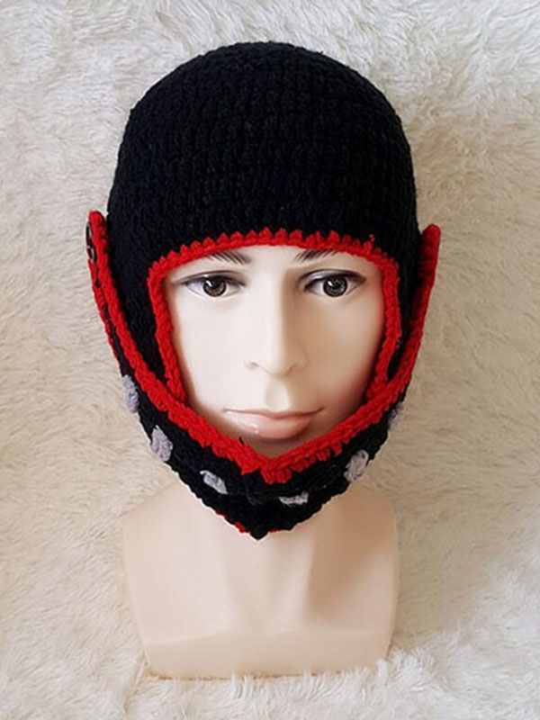 Black  Infant Handmade casual Knitted Hat