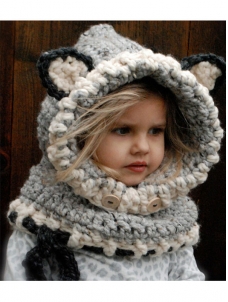 2 Colors Children Infant Handmade casual Knitted Hat