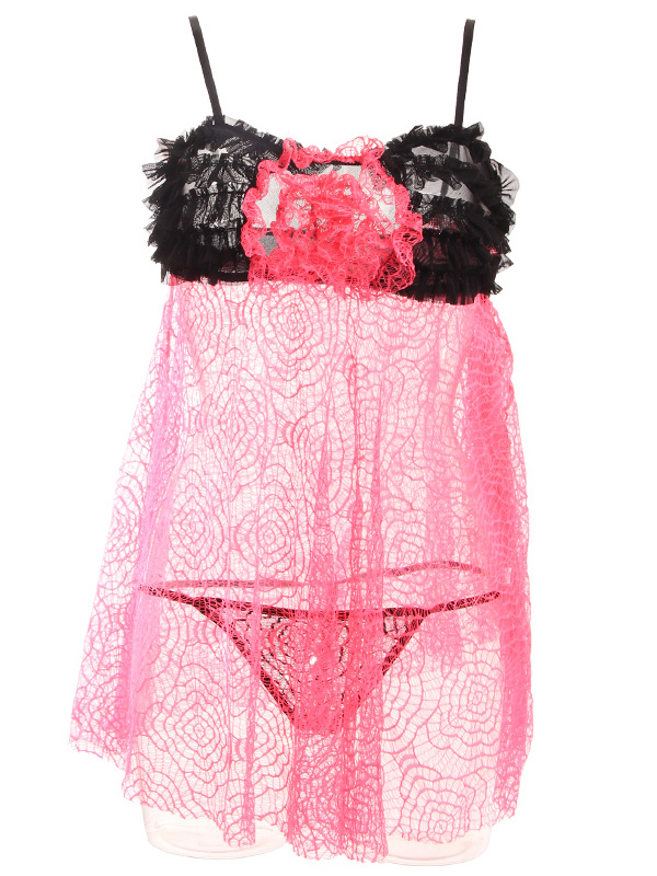 5 Colors One Size Sexy Lace Babydoll Lingerie