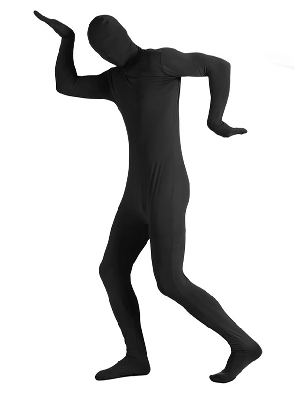 Black One Size Full Bodysuit Zentai Costume
