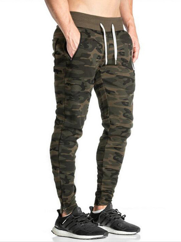Fashion Men Camouflage Casual Pants