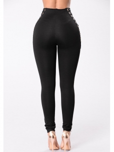 Black S-XL Women Fashion Pants