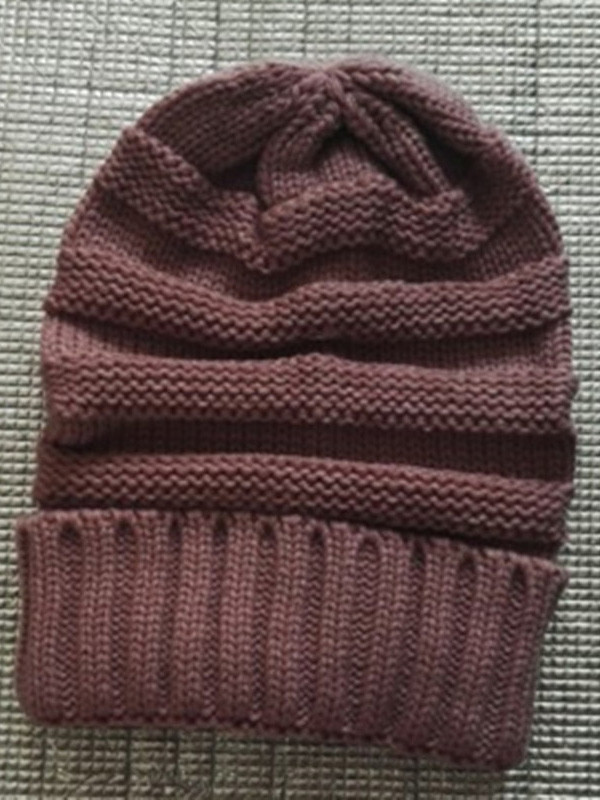 Casual Warm Cable Knit Thick Slouch Hats
