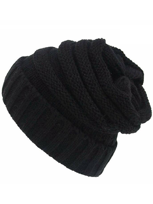 Winter Warm Cable Knit Thick Slouch Hats