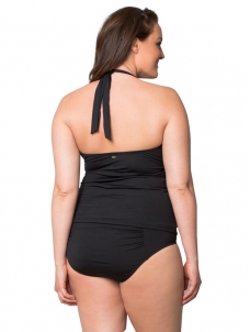 Black Sexy Halter Plus Size Swimwear