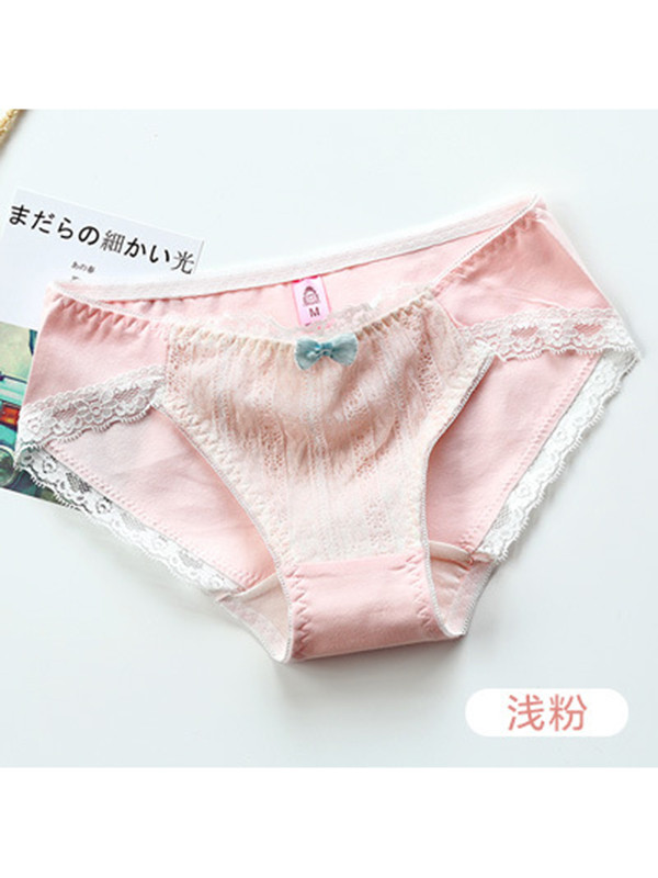 5 Colors One Size Floral Printing Seamless Underwear