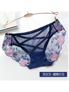 3 Colors One Size Floral Seamless Underwear